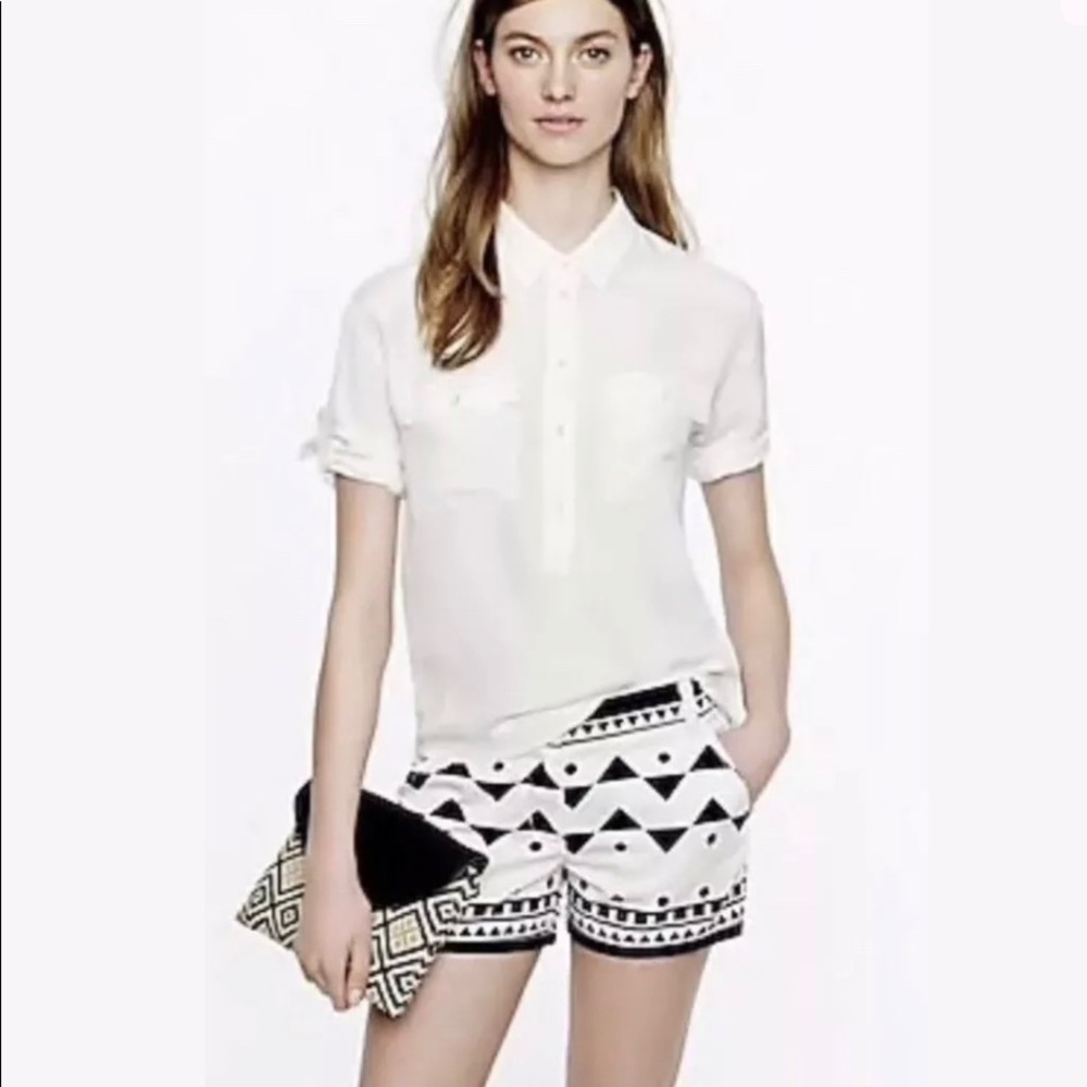 J. Crew Size 2 3" Chino Shorts Roller Girl